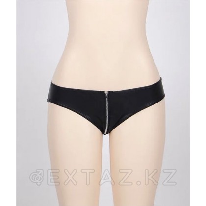 Ohyeah Leather Zipper Black сыдырма винил Трусики, М от sex shop Extaz фото 7