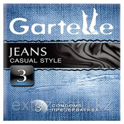 Презервативы Gartell №3, Jeans casual style со вкусом тути фрути от sex shop Extaz