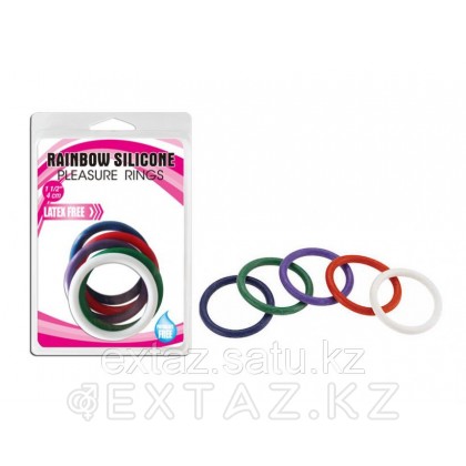 Набор эрекционных колец - 5 шт. от sex shop Extaz