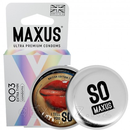 Презервативтер өте жұқа Maxus Extra Thin 003, 3 дана. от sex shop Extaz фото 2