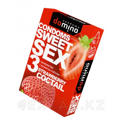 Презервативы для орального секса Sweetsex клубника №3 от sex shop Extaz фото 4
