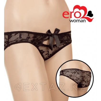 ТРУСЫ ЖЕНСКИЕ цвет чёрный, разм. XS/M  от sex shop Extaz