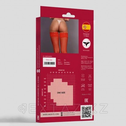 Rosa Roja S/L шағын торлы шұлықтар қызыл от sex shop Extaz фото 4