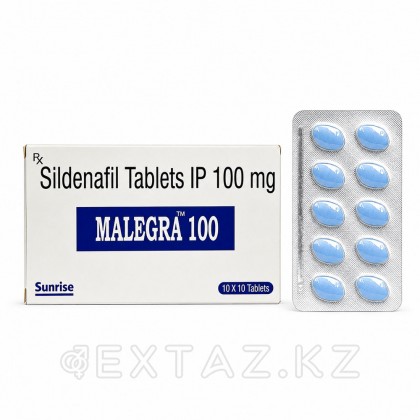 Malegra 100 mg потенциалын күшейтуге арналған Препарат (10 дана) от sex shop Extaz
