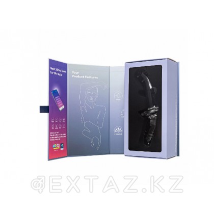 Satisfyer double Crystal шыны дилдо (20×5,5 см) мөлдір от sex shop Extaz фото 3
