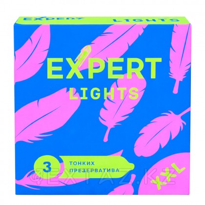 EXPERT Light XXL презервативтері, ультра жұқа, үлкейтілген, 3 дана от sex shop Extaz