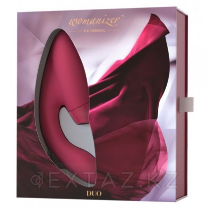 Бесконтактный клиторальный стимулятор Womanizer Duo бордовый от sex shop Extaz фото 4