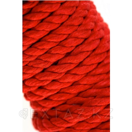 Хлопковая веревка для шибари, на катушке, красная, 5 м - extaz.kz фото 2 Шибариге арналған мақта арқан, катушкада, Қызыл, 5 м от sex shop Extaz фото 2