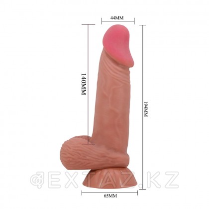 Шынайы Sliding Skin dildo ұсынылды (19,4 см) от sex shop Extaz фото 3