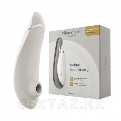 Womanizer Premium 2 байланыссыз клиторальды стимулятор сұр от sex shop Extaz