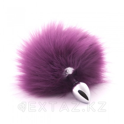Жасанды құйрығы бар анальды тығын (күлгін) от sex shop Extaz