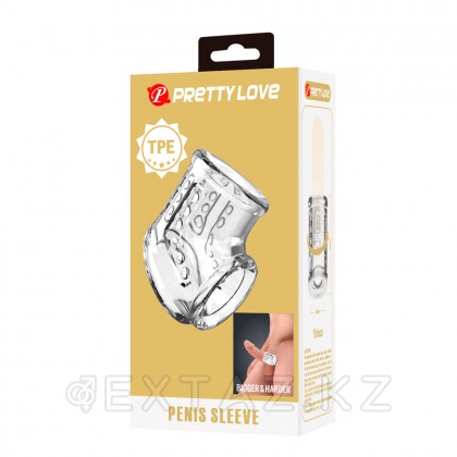 Пенис пен скротумға арналған саптама мөлдір Pretty love, мөлдір от sex shop Extaz фото 6