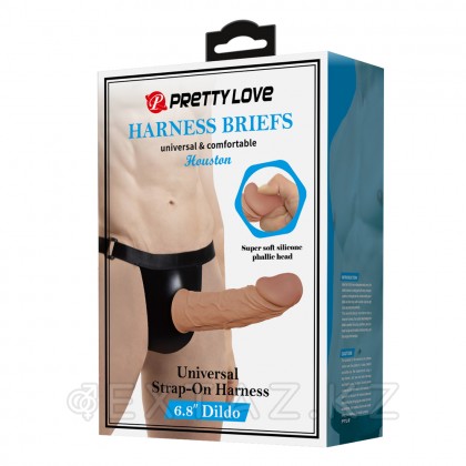 Страпон Houston (17,5*3,7 см) от sex shop Extaz фото 10