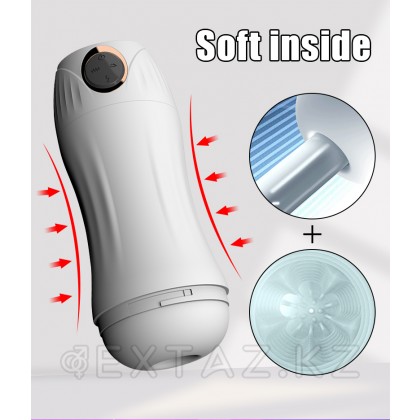 Премиум мастурбатор с вибрацией и озвучкой Frozen от sex shop Extaz фото 13