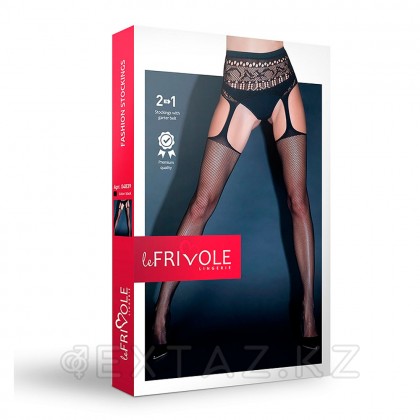 Жоғары шілтер белбеуі бар торлы шұлықтар (Sense) (S/M) от sex shop Extaz фото 4