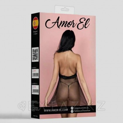 Эротикалық көйлек Castalia amor el, S / M қара от sex shop Extaz фото 4