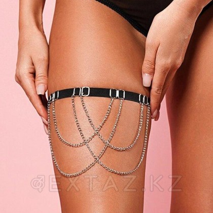 Os Black сәндік тізбекті гартер от sex shop Extaz