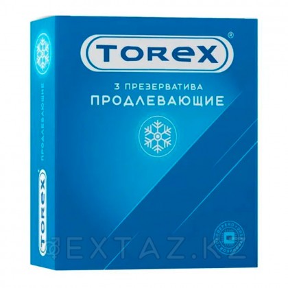 Torex анестетикімен ұзартатын презервативтер 3 дана от sex shop Extaz