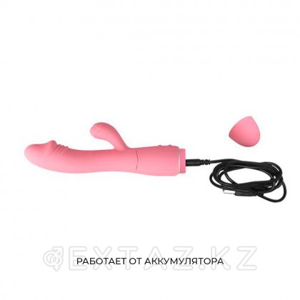 Жұмсақ қызғылт вибратор қоян Snappy от sex shop Extaz фото 5