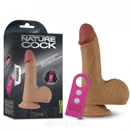 BIOSKIN ВИБРАТОР, тёмный - 16.Φ3.5 (уценка) от sex shop Extaz