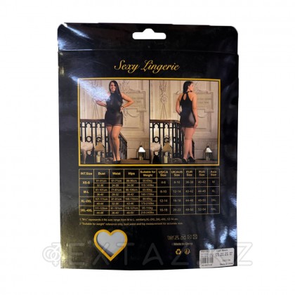 Ohyeah былғары көйлек торлы кірістірулермен, 3XL-4XL от sex shop Extaz фото 3