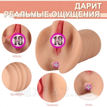 Шынайы мастурбатор DeepReal от sex shop Extaz фото 7