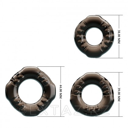 Baile Cock rings эрекциялық сақина жинағы (3 дана) от sex shop Extaz фото 5