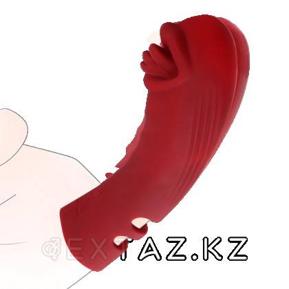 Қосымша ынталандырумен саусаққа арналған силикон вибраторы от sex shop Extaz фото 9