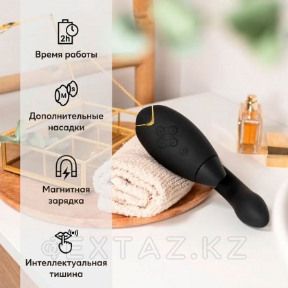 Байланыссыз клиторлық стимулятор Womanizer duo 2 қара от sex shop Extaz фото 14