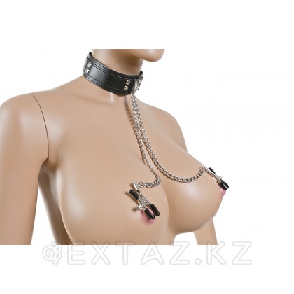 Емізік қысқыштары бар жаға от sex shop Extaz фото 2