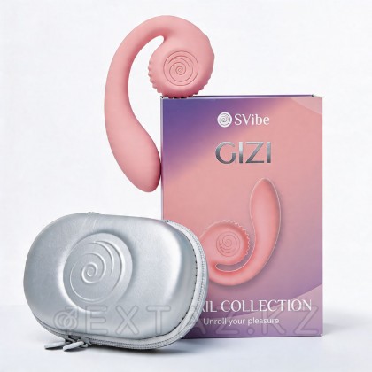 Қос нүкте стимуляторы G SVibe Snail gizi шабдалы қызғылт от sex shop Extaz