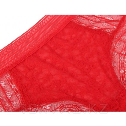Бразилиялық Floral Lace қызыл Трусики (XS-S өлшемі) от sex shop Extaz фото 4