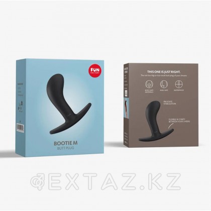 Bootie (M) анальды тығын Көңілді фабрикадан қара от sex shop Extaz фото 3