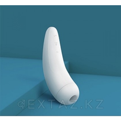 Satisfyer curvy 2 + вакуумдық клиторлық стимулятор (ақ) от sex shop Extaz фото 8