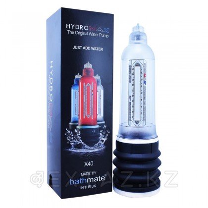 Гидропомпа Bathmate Hydromax X40 Crystal - прозрачная от sex shop Extaz