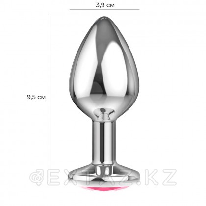 Қызғылт кристалды үлкен күміс тығын от sex shop Extaz фото 4