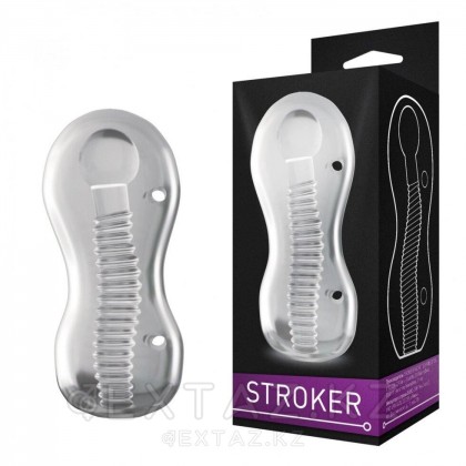 Мастурбатор екі жақты STROKER 5 мөлдір (13 * 6 см.) от sex shop Extaz фото 3