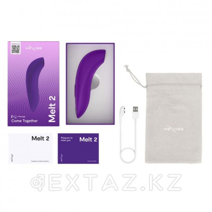 Байланыссыз клиторлық стимулятор We-Vibe Melt 2 күлгін от sex shop Extaz фото 11