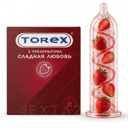 Презерватив тәтті махаббат - TOREX 3 дана. от sex shop Extaz