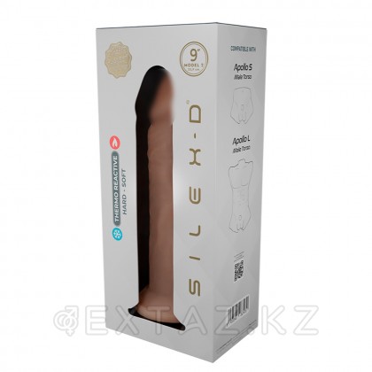 2 Аполлон моделінің шынайы дилдосы, жалаңаш (22 × 4,5 см) от sex shop Extaz фото 4
