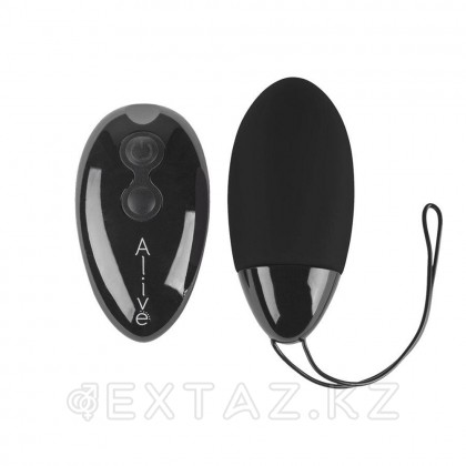Alive Magic Egg MAX дірілдейтін жұмыртқасы қашықтан басқару пульті бар қара от sex shop Extaz фото 3
