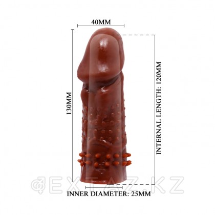 Саптама реалистик арналған мүшесі - Black от sex shop Extaz фото 4