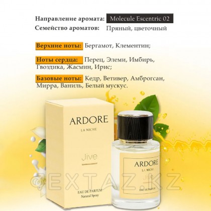 Ardore Jive Unisex парфюмерлік суы 50 мл. от sex shop Extaz фото 2