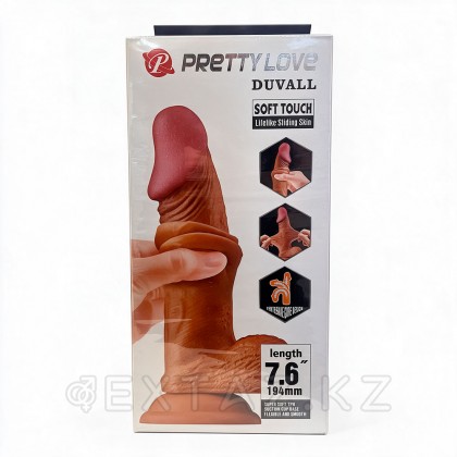 Шынайы Sliding Skin dildo ұсынылды (19,4 см) от sex shop Extaz фото 4
