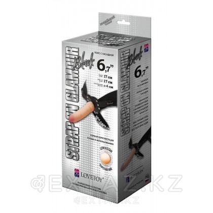 Саптамасы бар Glamour black белбеуі от sex shop Extaz фото 4