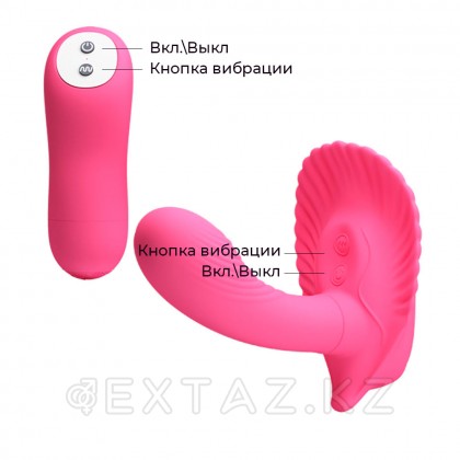 Қынаптық плагы бар клиторлық стимулятор от sex shop Extaz фото 6