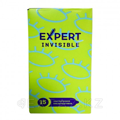 Expert INVISIBLE презервативтері № 12+3 (әсіресе жұқа), 12 + 3 дана. от sex shop Extaz