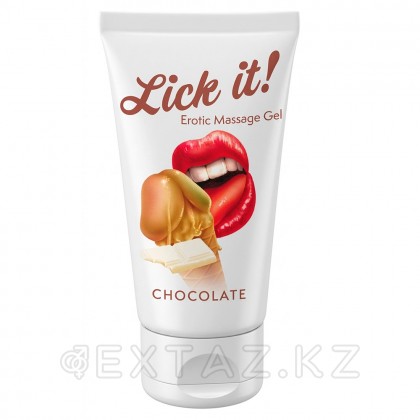 Lick it жеуге болатын массаж гелі! шоколад дәмі 50 мл. от sex shop Extaz