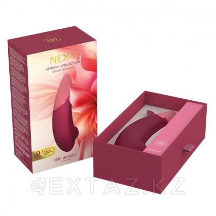 Байланыссыз клиторлық стимулятор Womanizer Next Бургундия от sex shop Extaz фото 7