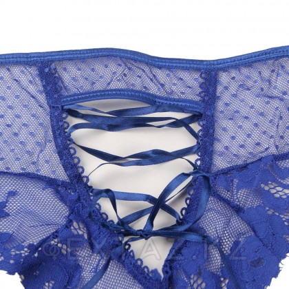 Lace Strappy биік трусикасы көк (M-L өлшемі) от sex shop Extaz фото 9